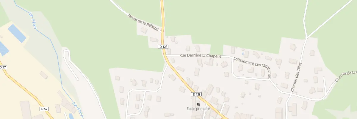 Plan du 18 Rue de l’Arbépin à Outriaz