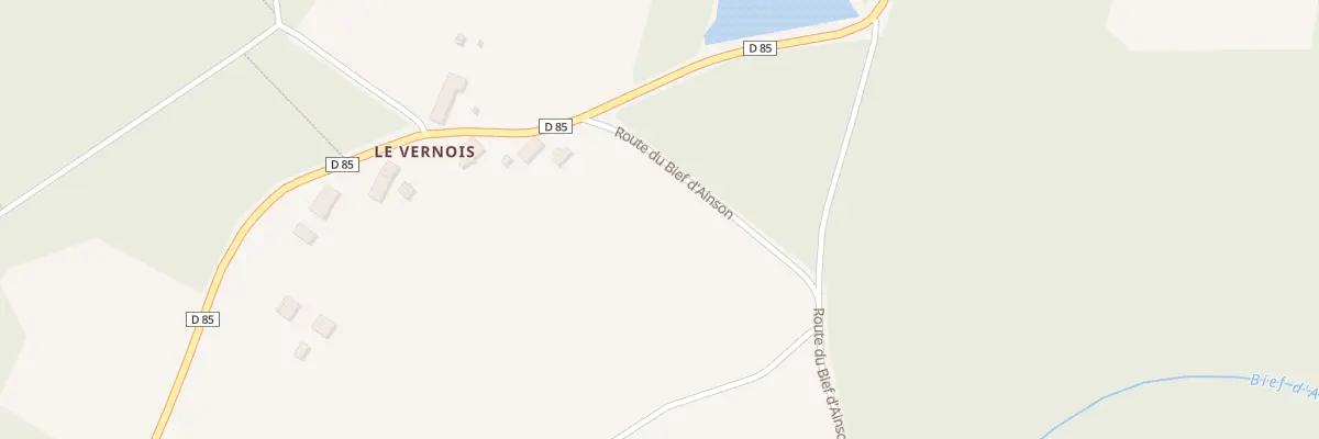 Plan du 1 Rte du Vernois au Chateley