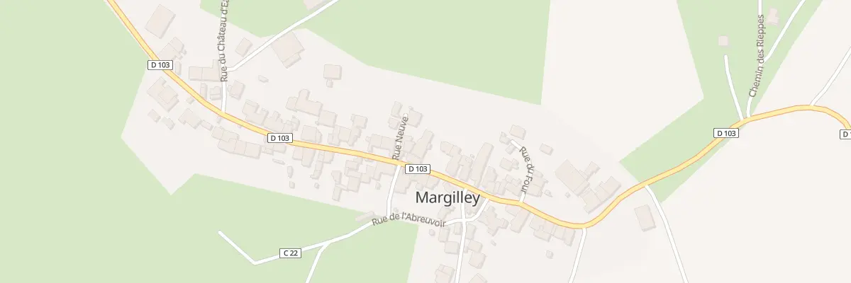 Plan du 6 Gr Grande Rue A Margilley à Champlitte