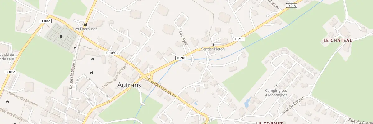Plan du 124 Rte de la Sure à Autrans-Méaudre en Vercors