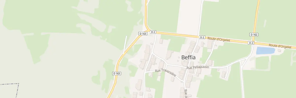 Plan du 13 Rue Pellapussin à Beffia