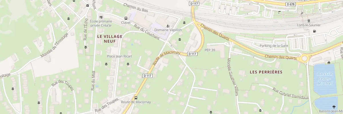 Plan du 151 Rte de Macornay à Lons-le-Saunier