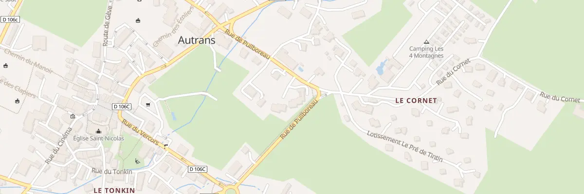 Plan du 150 Rue de Puilboreau à Autrans-Méaudre en Vercors