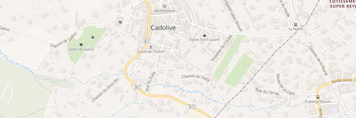 Plan du 6 Rue Marius Cometti à Cadolive