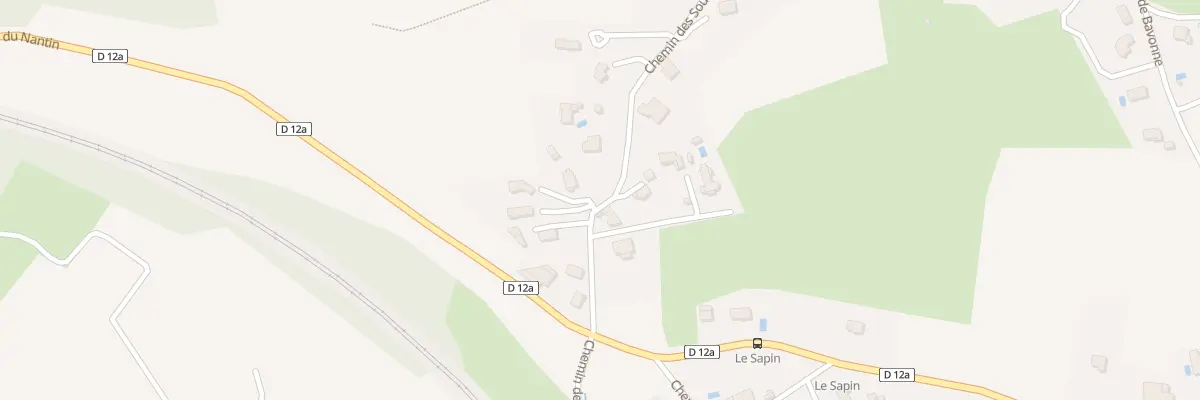 Plan du 58 Rte du Nantin à Saint-Cassien