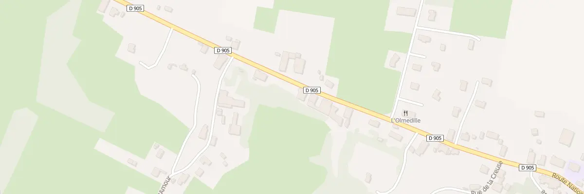 Plan du 17 Rte Nationale à Souvans
