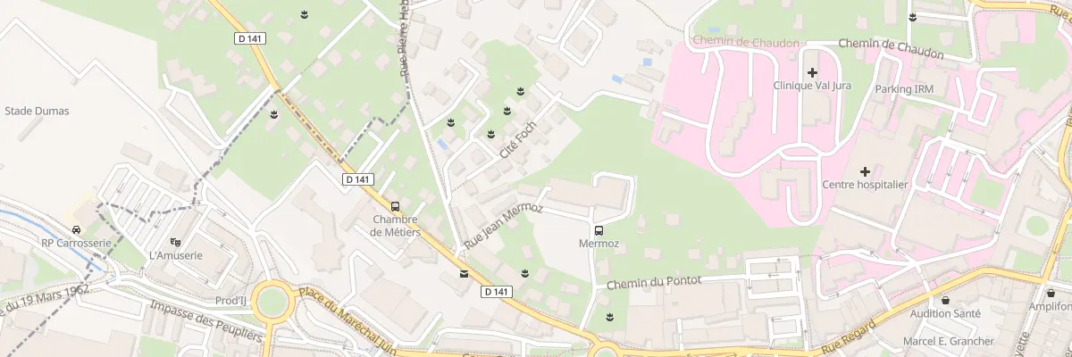 Plan du 3 Rue Jean Mermoz à Chavéria