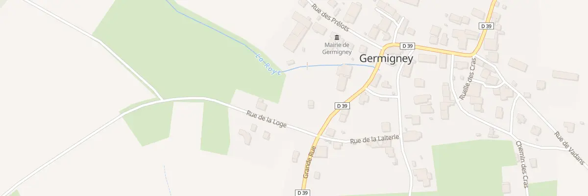 Plan du 2 Rue de la Loge à Germigney