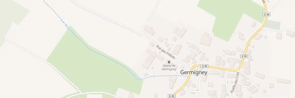 Plan du 11 Rue des Prélots à Germigney