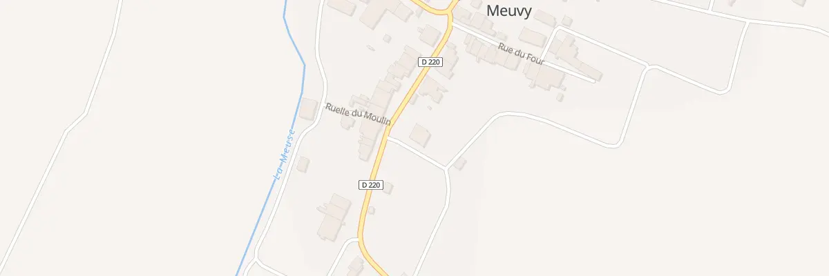 Plan du 8 Rue du Moulin à Meuvy à Breuvannes-en-Bassigny