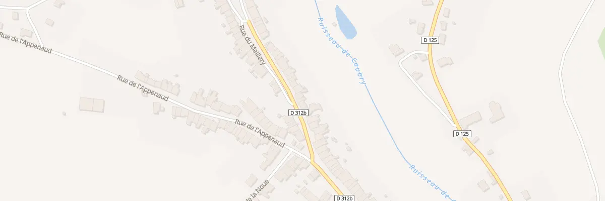 Plan du 10 Rue du Meillery à Champsevraine