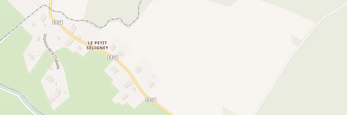 Plan du 1 Hameau du Petit Séligney à Villers-les-Bois