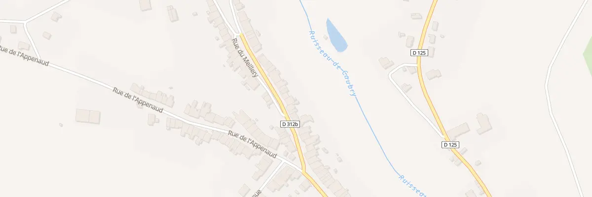 Plan du 12 Rue du Meillery à Champsevraine