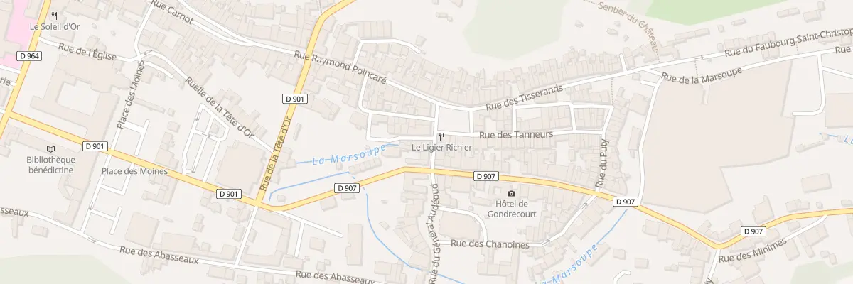 Plan du 2 Rue General Audeoud à Saint-Mihiel