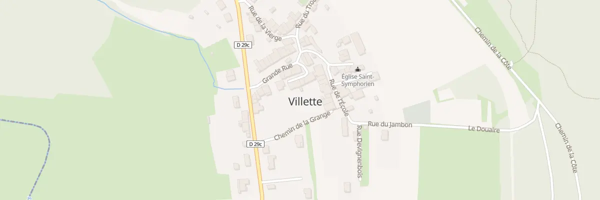 Plan du 4 Imp de la Fontaine à Villette
