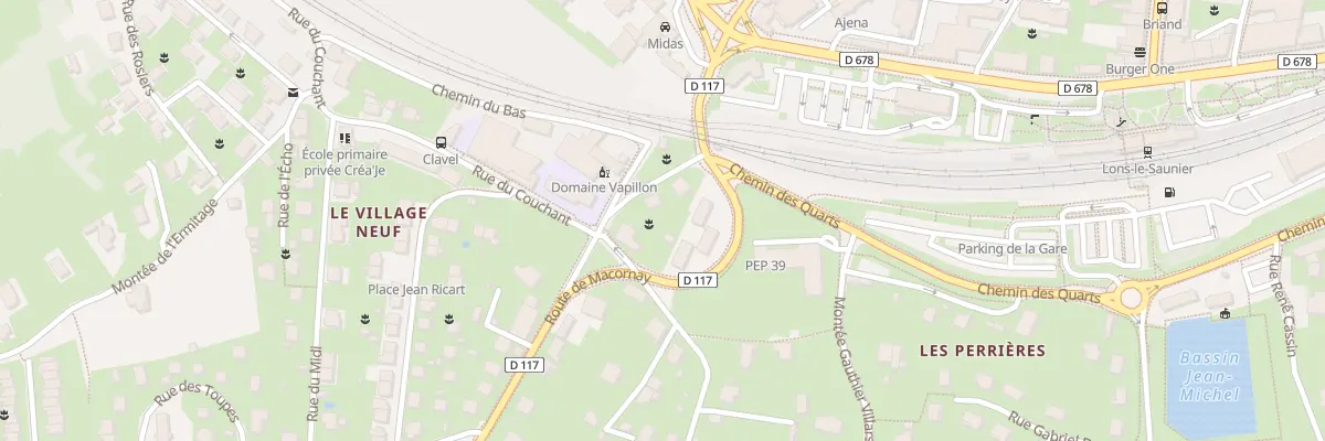 Plan du 115 Rte de Macornay à Lons-le-Saunier