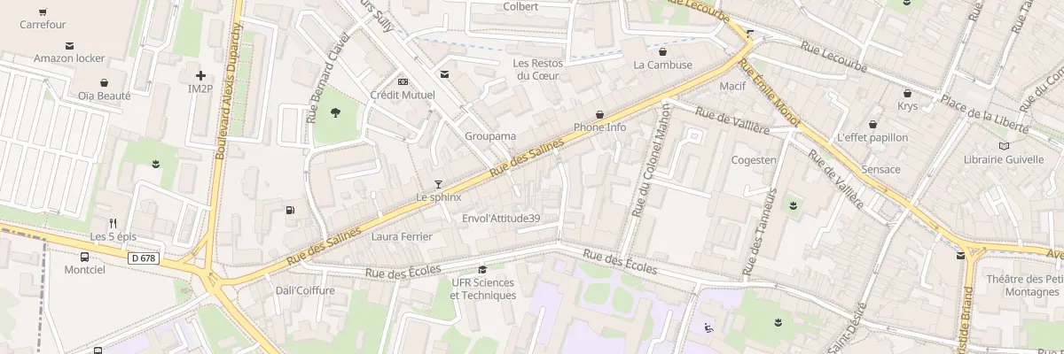 Plan du 29 Rue des Salines à Lons-le-Saunier