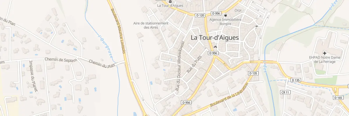 Plan du 135 Rue du Doc Medvedowsky à La Tour-d’Aigues