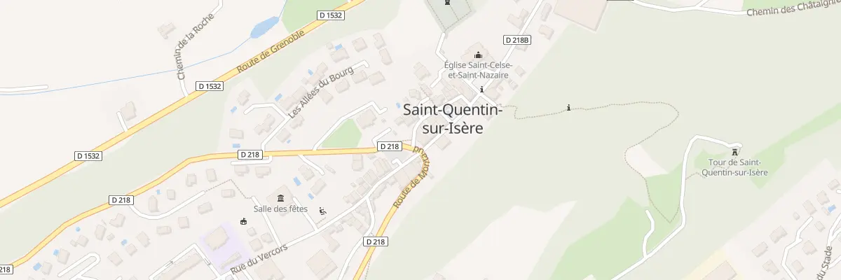 Plan du 641 Rte de Montaud à Saint-Quentin-sur-Isère
