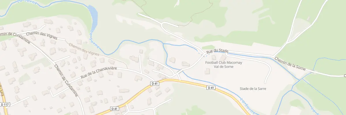 Plan du 35 Rue du Stade à Macornay