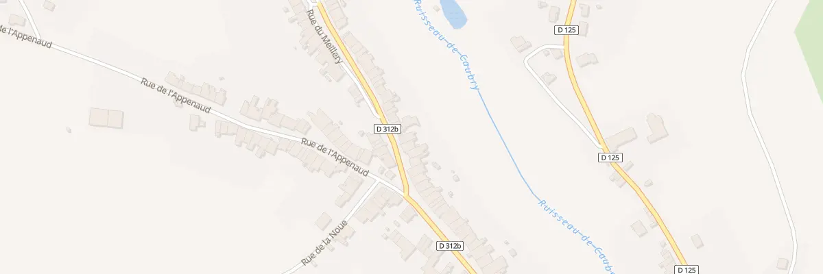 Plan du 8 Rue du Meillery à Champsevraine