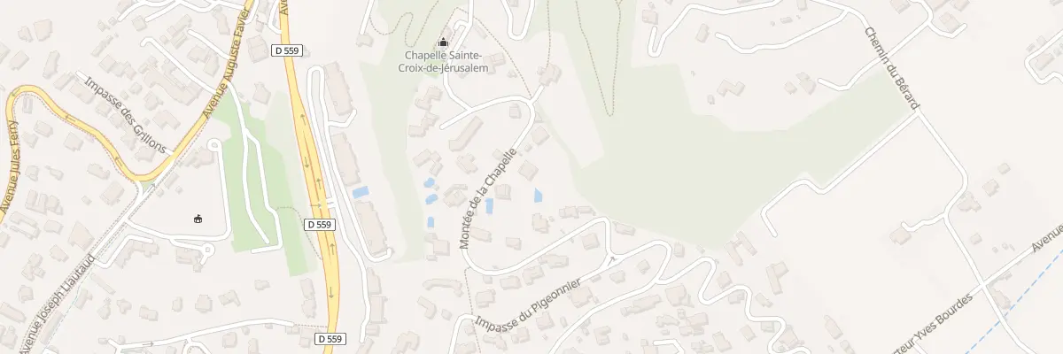 Plan du 24 Mte de la Chapelle à Cassis