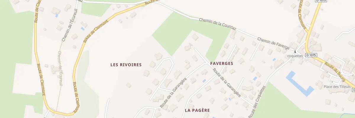 Plan du 214 Rte de la Garangère à Chirens
