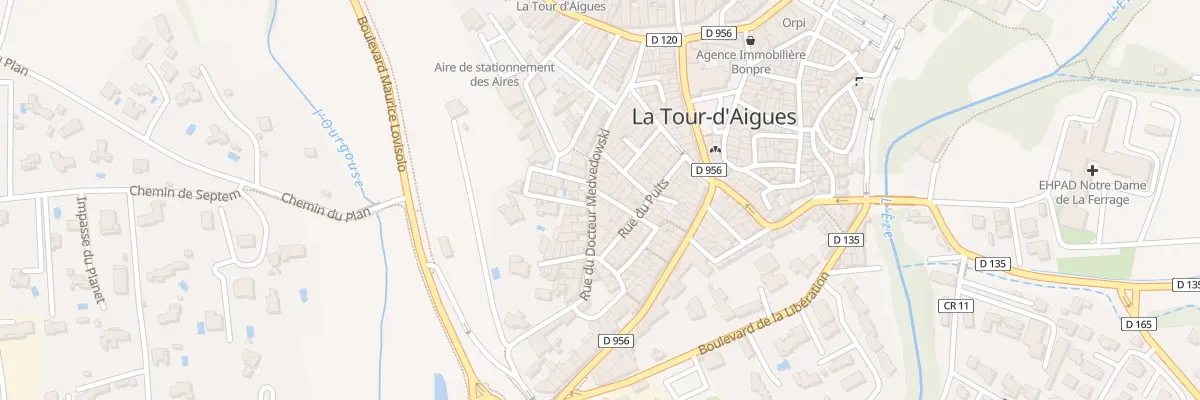 Plan du 130 Rue du Doc Medvedowsky à La Tour-d’Aigues