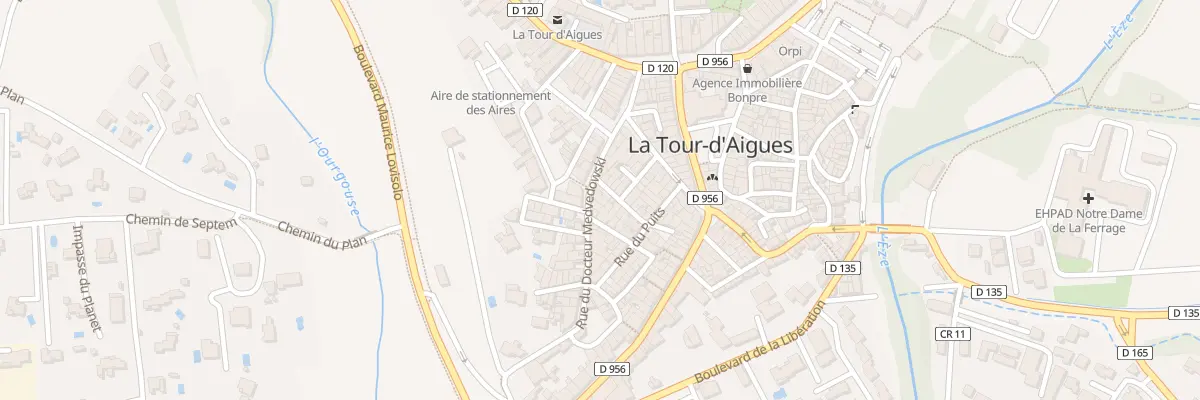 Plan du 100 Rue du Doc Medvedowsky à La Tour-d’Aigues