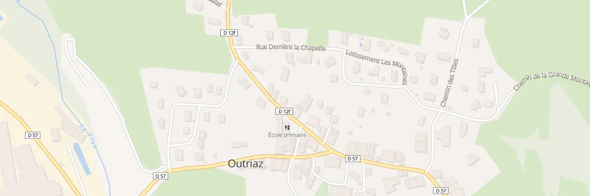 Plan du 8 Rue de l’Arbépin à Outriaz