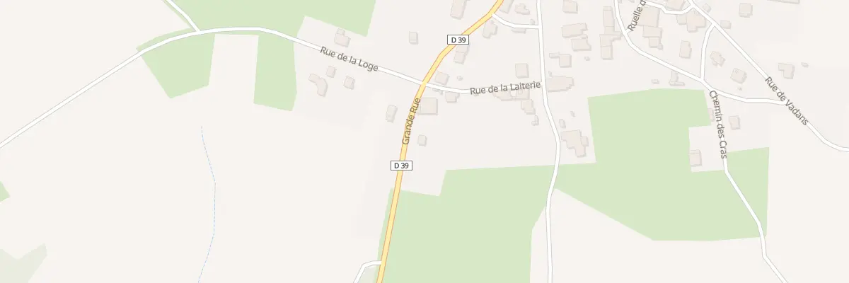 Plan du 13 Gr Grande Rue à Germigney