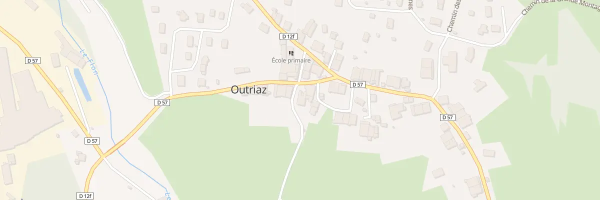 Plan du 3 Rte du Flon à Outriaz