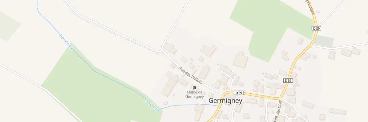 Plan du 12 Rue des Prélots à Germigney