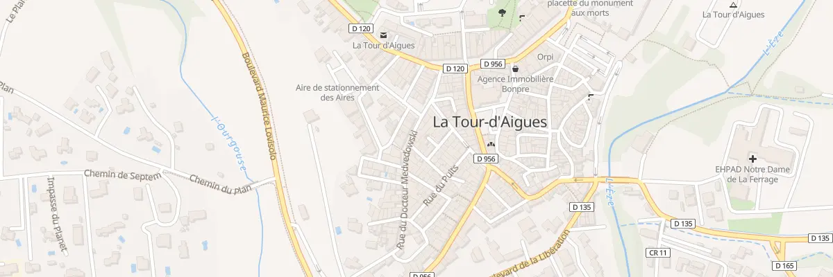 Plan du 80 Rue du Doc Medvedowsky à La Tour-d’Aigues