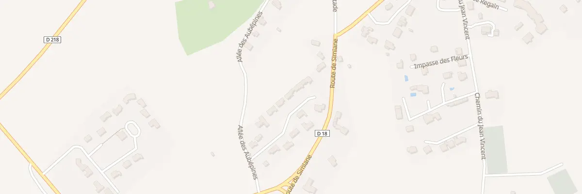 Plan du 6 Lot Le Clos des Moissons à Revest-du-Bion
