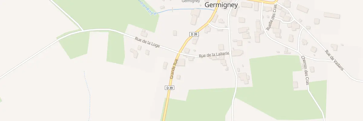 Plan du 2 Rue de la Laiterie à Germigney