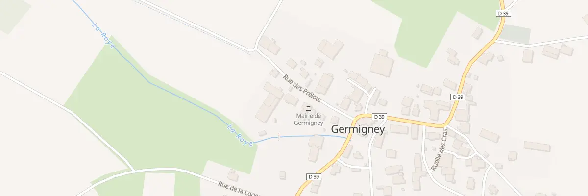 Plan du 7 Rue des Prélots à Germigney
