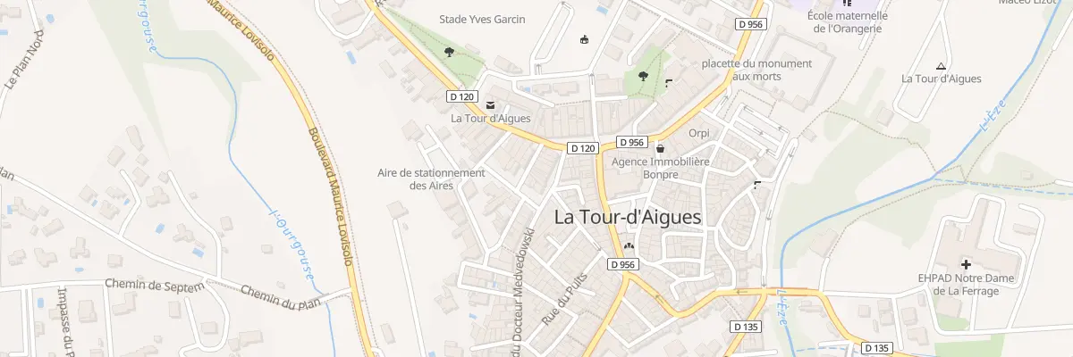 Plan du 33 Rue du Doc Medvedowsky à La Tour-d’Aigues