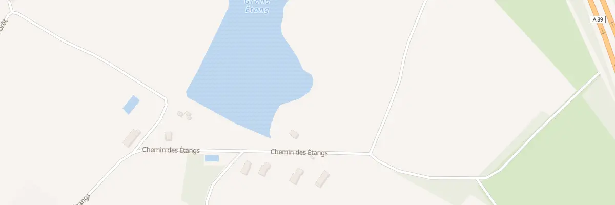 Plan du 15 Che des Etangs à Séligney
