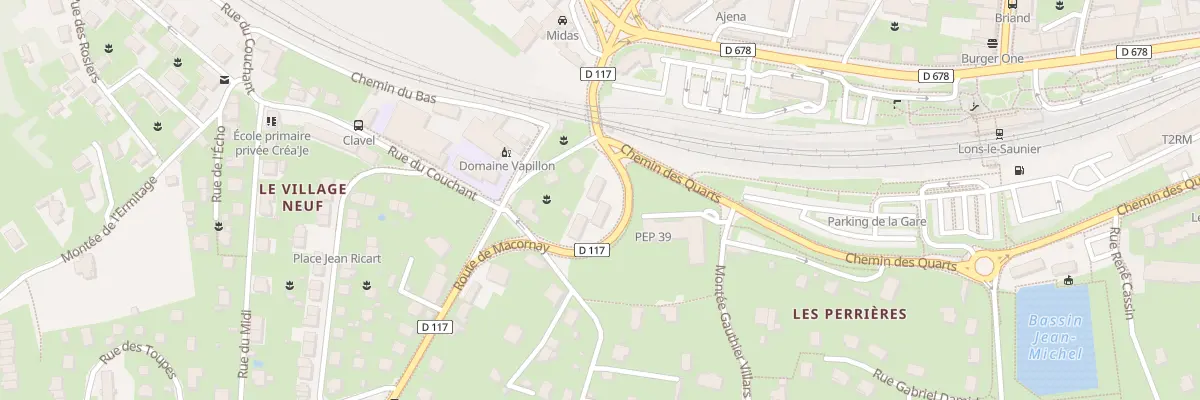 Plan du 142 Rte de Macornay à Lons-le-Saunier