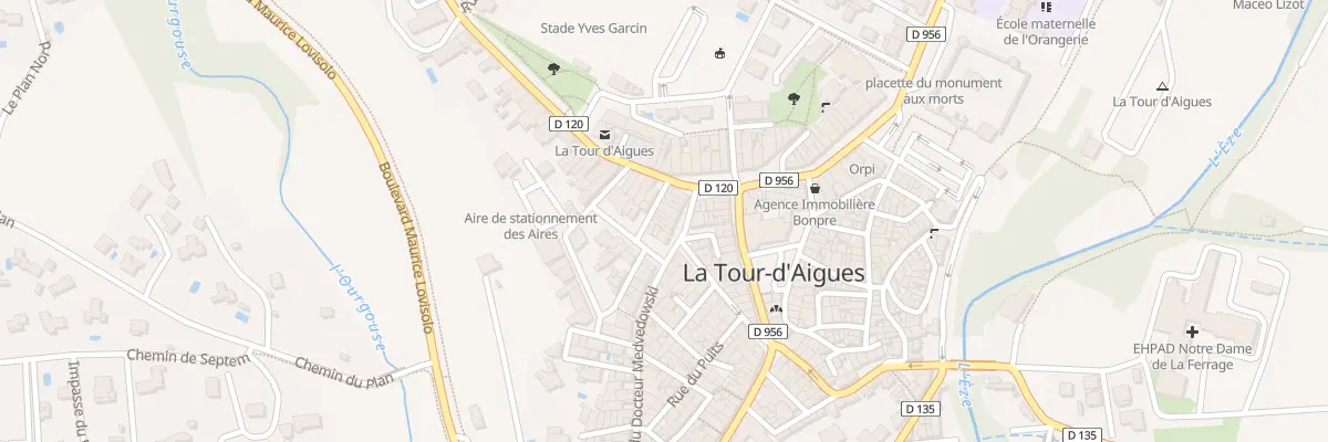 Plan du 28 Rue du Doc Medvedowsky à La Tour-d’Aigues