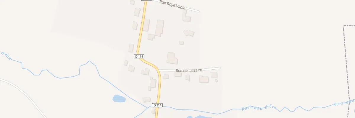 Plan du 1 Rue de Lalsaire à Moranville