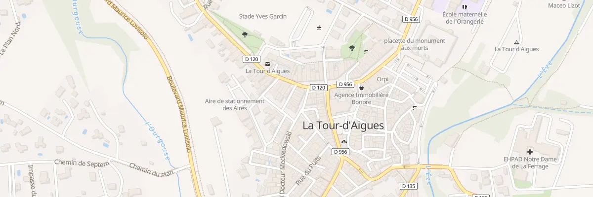 Plan du 15 Rue du Doc Medvedowsky à La Tour-d’Aigues
