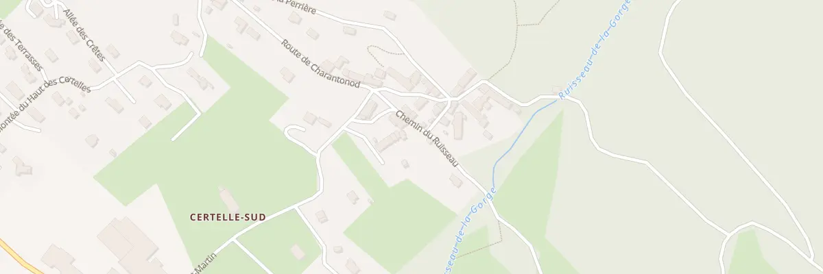 Plan du 60 Che du Ruisseau à Lhuis