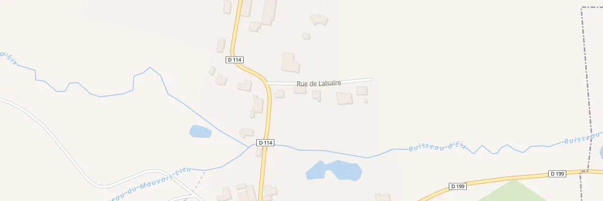 Plan du 2A Rue de Lalsaire à Moranville