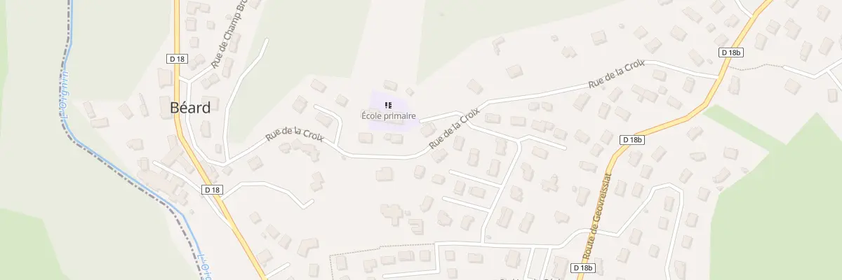 Plan du 350 Rue de la Croix à Béard-Géovreissiat