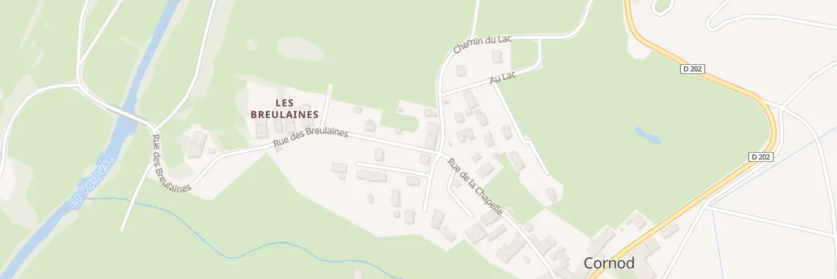 Plan du 5108 Che du Lac à Cornod