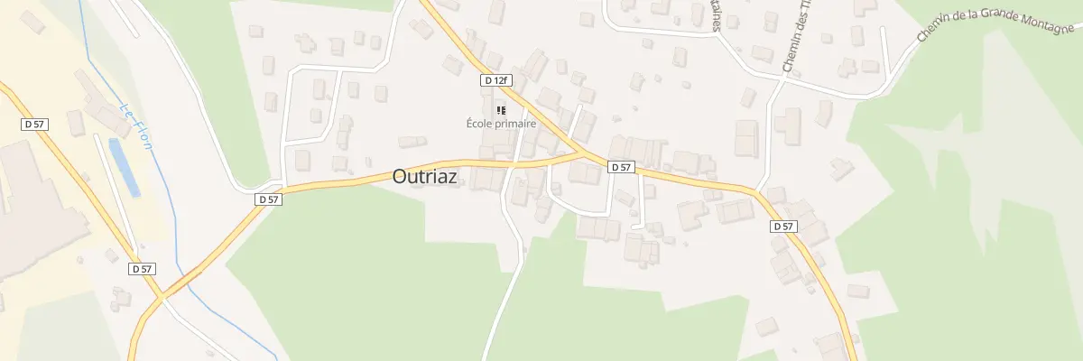 Plan du 1 Rte du Flon à Outriaz