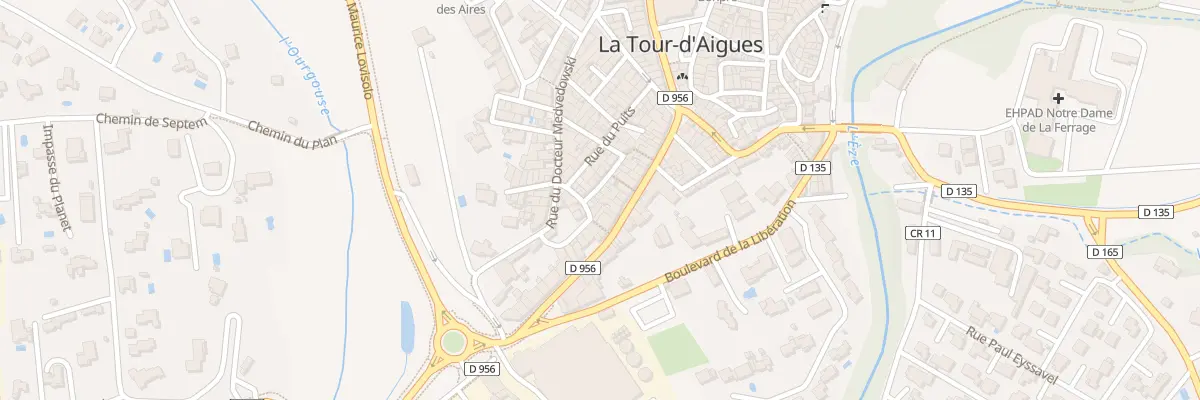 Plan du 68 Rue Calade à La Tour-d’Aigues