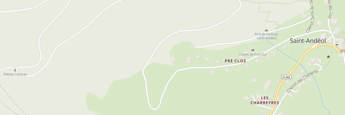 Plan du 478 Che de Pré Clos à Saint-Andéol